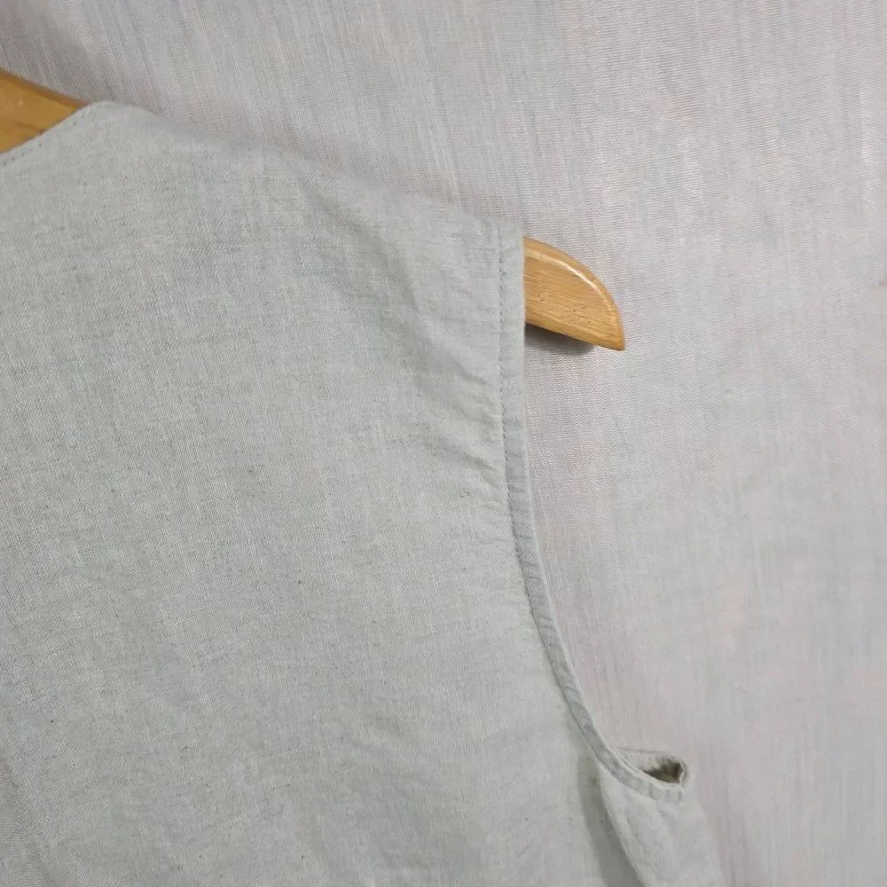 Casual Corner Annex Light Beige Sleeveless Button‑Down Vest Size M - Picture 9 of 11